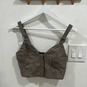 Wild Fable Plaid Crop Top